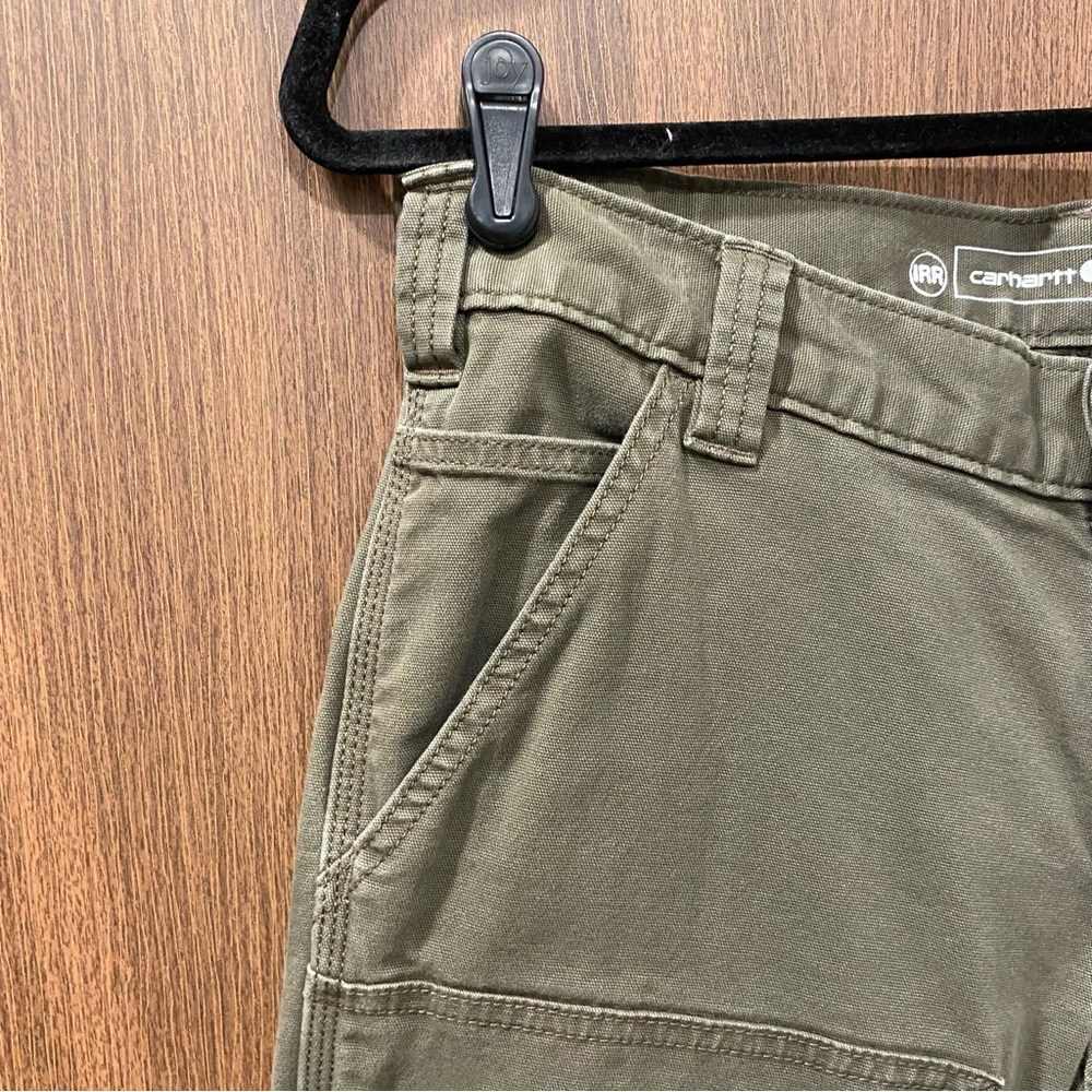 Carhartt Rugged Flex Relaxed Fit Canvas Double-Front Utility Work Pant 30x31 - Picture 5 of 17
